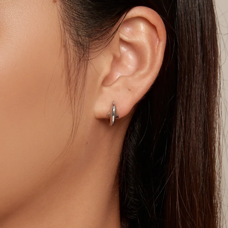 (slika za) Obročasti uhani z delfini v slogu Pandora - BSE881 - Ogled 8