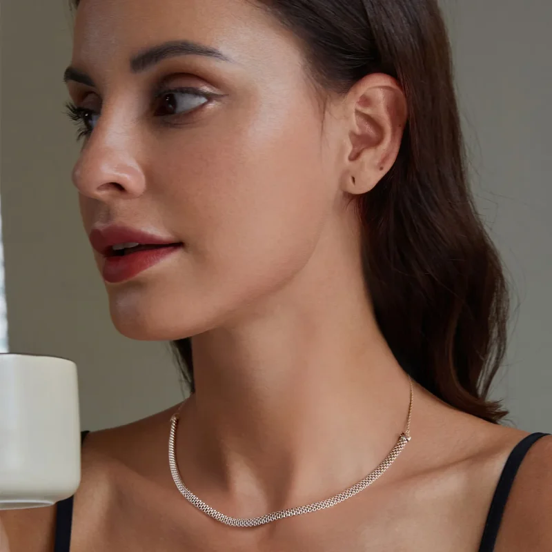 (slika za) Ogrlica Pandora v stilu prog - BSA003 - Ogled 6