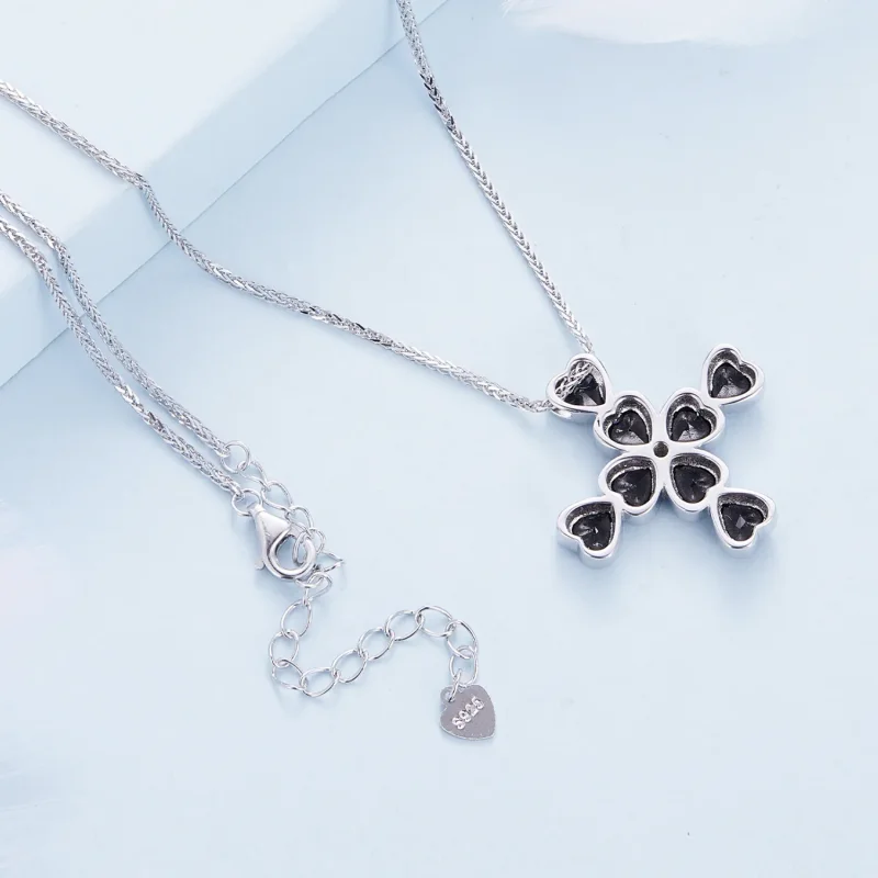 (slika za) Ogrlica s križem v stilu Pandora - BSN335 - Ogled 4