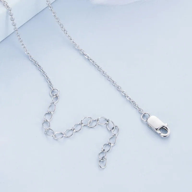 (slika za) Ogrlica s perjem v stilu Pandora - BSN346 - Ogled 4