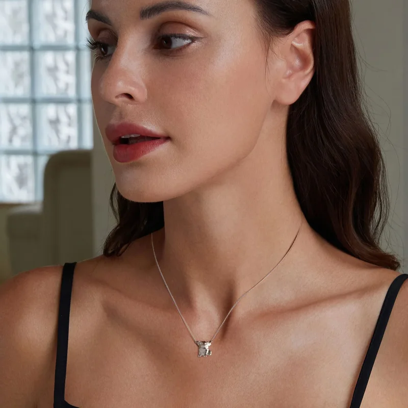 (slika za) Ogrlica z mopsom v stilu Pandora - BSN354 - Ogled 6