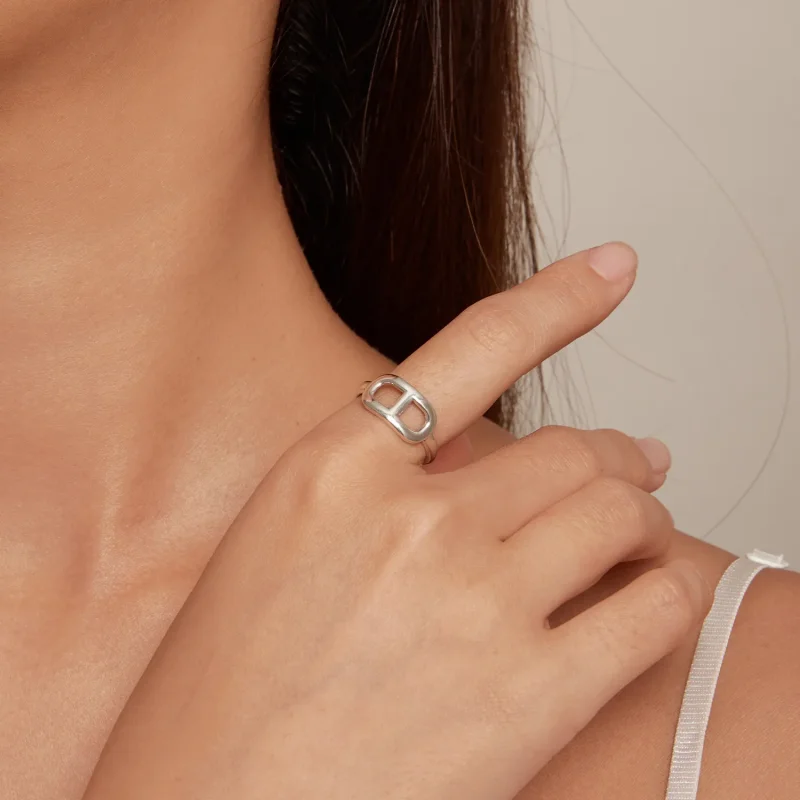 (slika za) Osnovni prstan v stilu Pandora - SCR965-E - Ogled 4