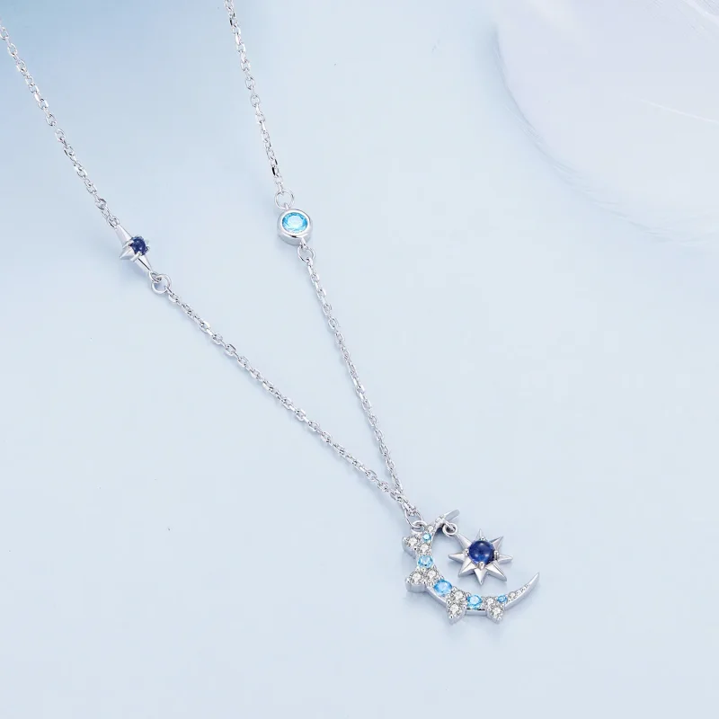 (slika za) Pandora ogrlica Moon Starburst - BSN347 - Ogled 2