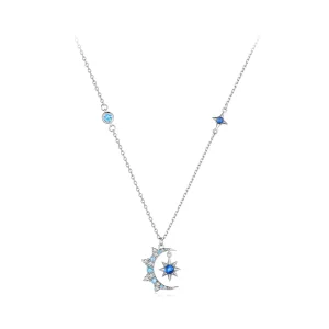 (slika za) Pandora ogrlica Moon Starburst - BSN347