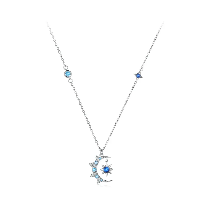 (slika za) Pandora ogrlica Moon Starburst - BSN347