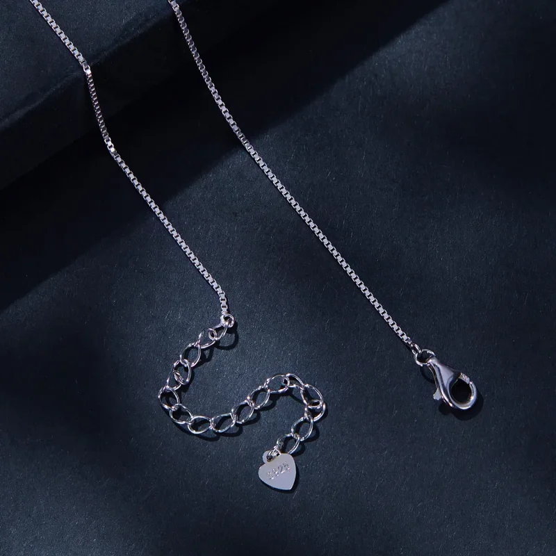 (slika za) Pandora Style 0,3Ct moissanite ogrlica (en certifikat) - MSN022 - Ogled 4