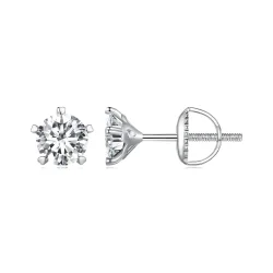 Pandora Style 0,5Ct moissanite uhani z zatiči - MSE024-S