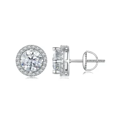Pandora Style 1Ct Moissanite Studs Uhani (dva certifikata) - MSE039