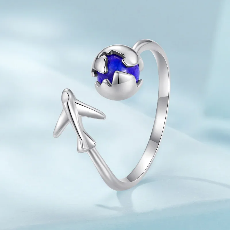 (slika za) Pandora Style Around The World Open Ring - SCR959-E - Ogled 2