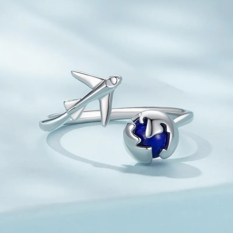 (slika za) Pandora Style Around The World Open Ring - SCR959-E - Ogled 3