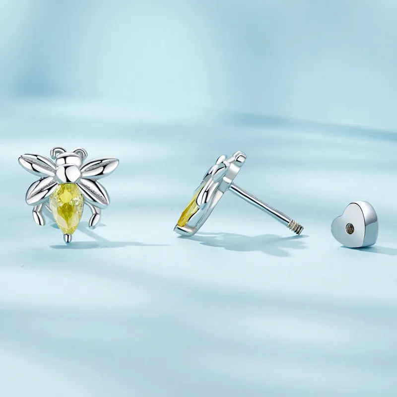 (slika za) Pandora Style Bee Two Wear Studs Uhani - SCE1580 - Ogled 3