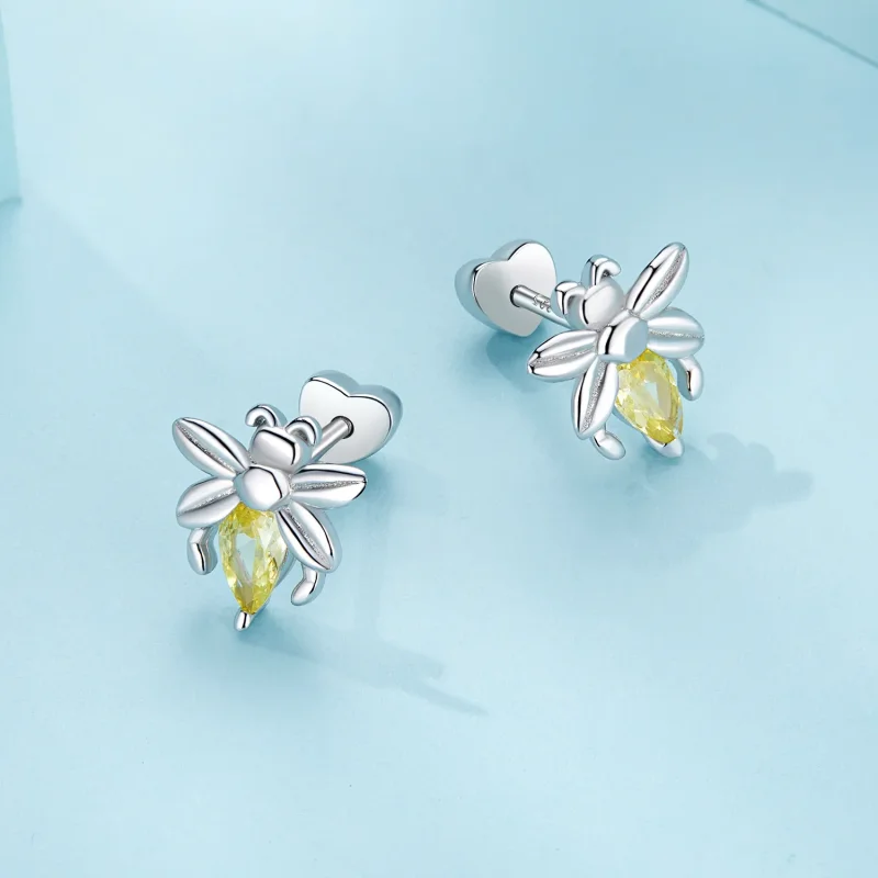 (slika za) Pandora Style Bee Two Wear Studs Uhani - SCE1580 - Ogled 4