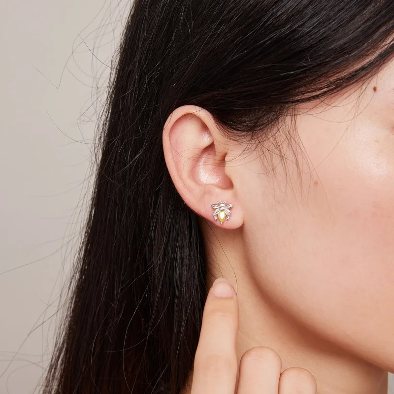 (slika za) Pandora Style Bee Two Wear Studs Uhani - SCE1580 - Ogled 6