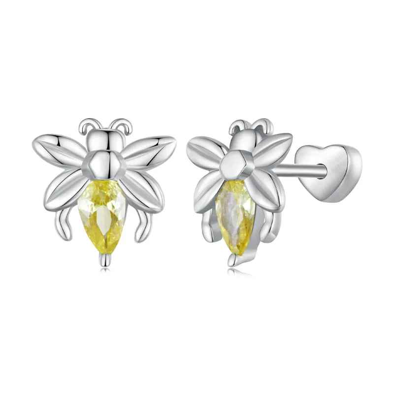 (slika za) Pandora Style Bee Two Wear Studs Uhani - SCE1580 - Ogled 8