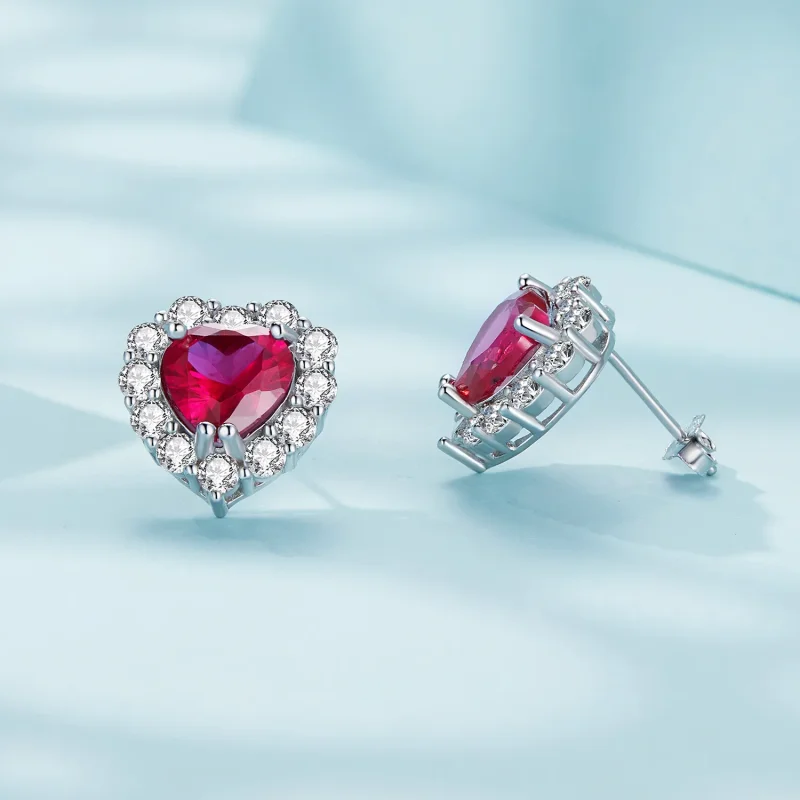 (slika za) Pandora Style Circon Love Studs uhani - SCE1577 - Ogled 3