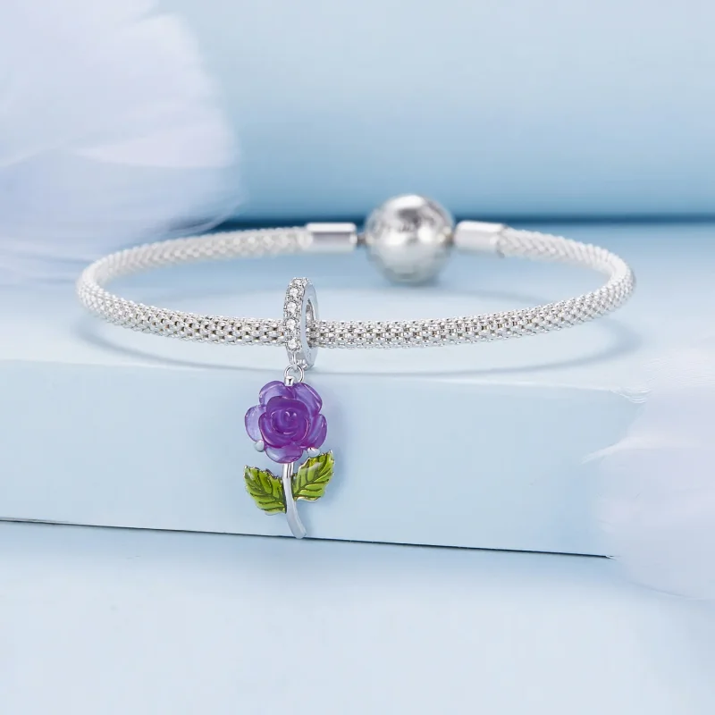 (slika za) Pandora Style Crystal Rose Viseča - BSC824-VT - Ogled 3