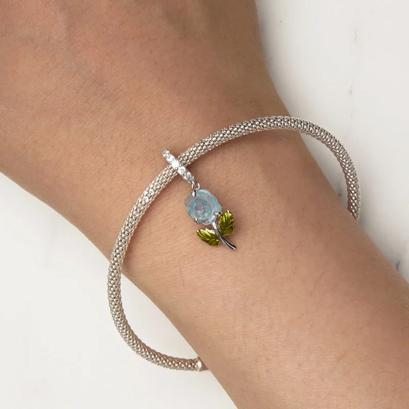 (slika za) Pandora Style Crystal Rose Viseči - BSC824-BU - Ogled 8