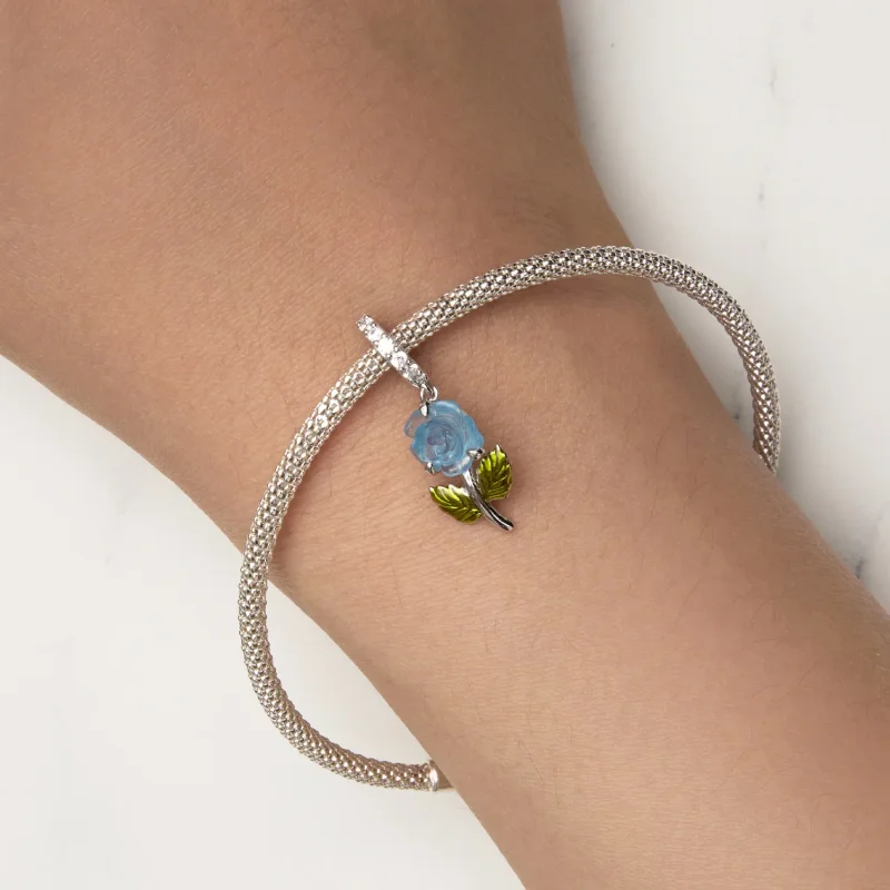 (slika za) Pandora Style Crystal Rose Viseči - BSC824-BU - Ogled 9