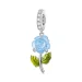 Pandora Style Crystal Rose Viseči - BSC824-BU Pandora Style Crystal Rose Viseči - BSC824-BU