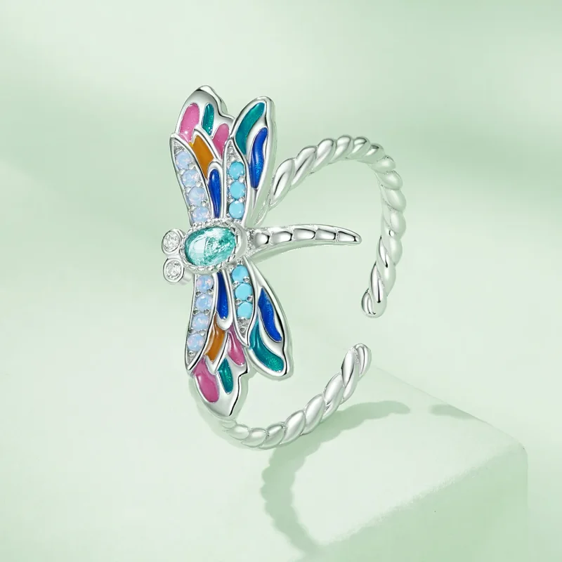 (slika za) Pandora Style Dragonflyring - BSR385 - Ogled 2
