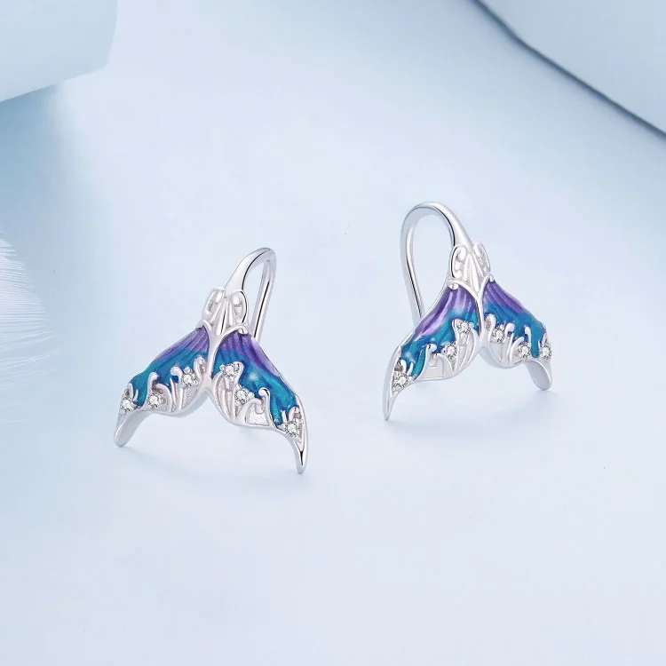 Pandora Style Dreamman uhani z repom sirene - BSE921