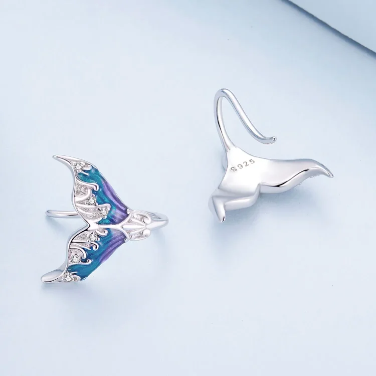 Pandora Style Dreamman uhani z repom sirene - BSE921