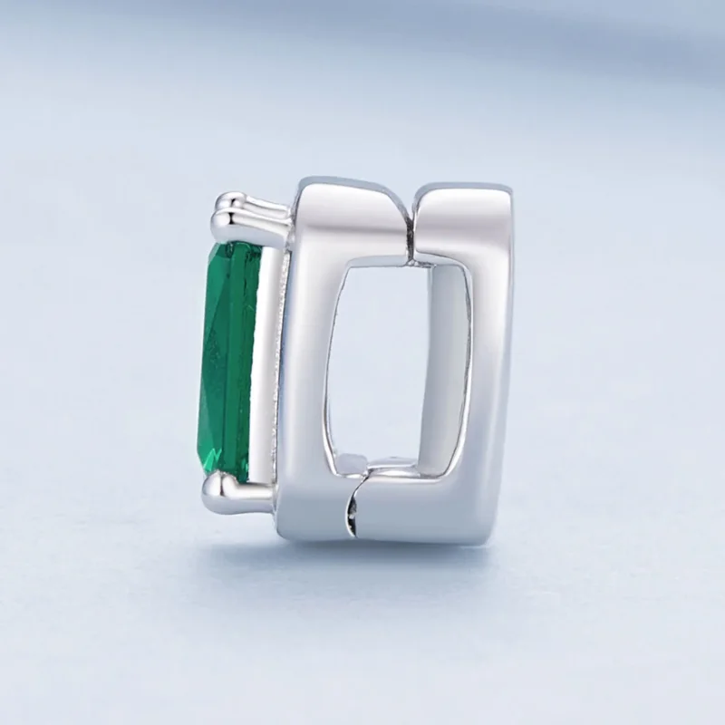 (slika za) Pandora Style Emerald Clip - BSX005 - Ogled 3