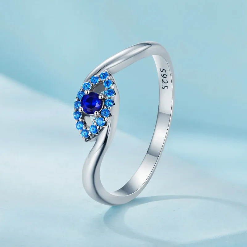 (slika za) Pandora Style Guardian Demon Eye Ring - SCR947 - Ogled 2