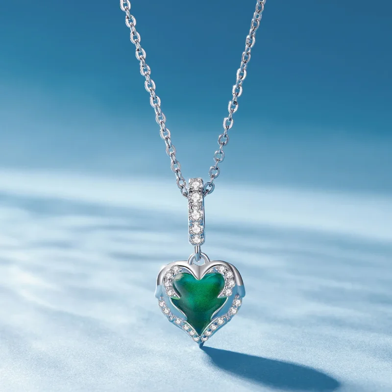 (slika za) Pandora Style Guardian Heart Dangle - BSC900 - Ogled 3