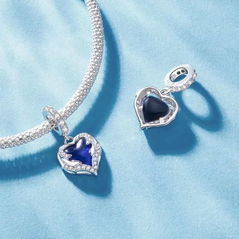 (slika za) Pandora Style Guardian Heart Dangle - BSC900 - Ogled 4