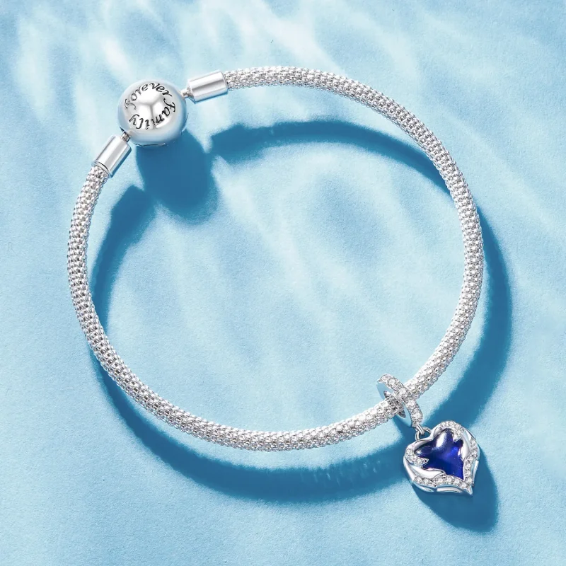 (slika za) Pandora Style Guardian Heart Dangle - BSC900 - Ogled 5