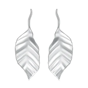 (slika za) Pandora Style Leaves Studs Uhani - BSE812