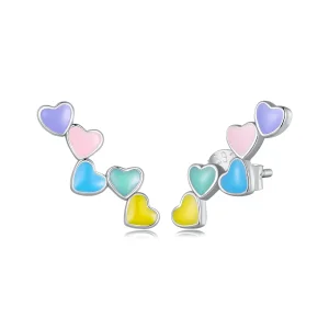 (slika za) Pandora Style Love Colorful Studs Uhani - SCE1638