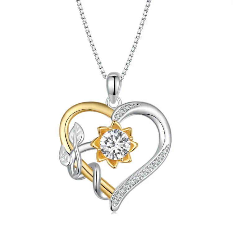 Pandora Style Love Moissanite ogrlica (en certifikat) - MSN012
