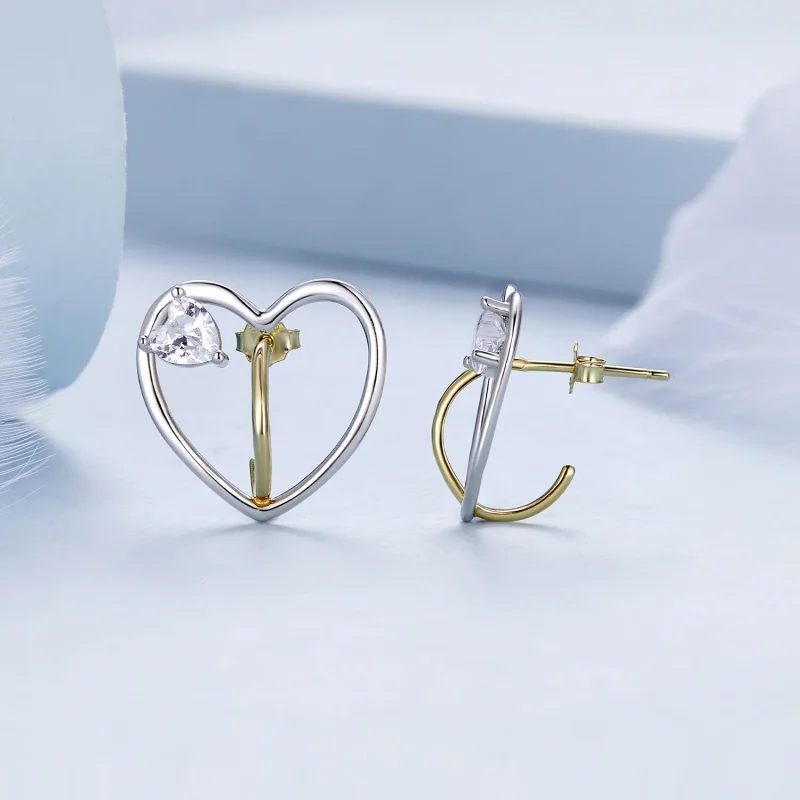 (slika za) Pandora Style Love Studs uhani - BSE888 - Ogled 4
