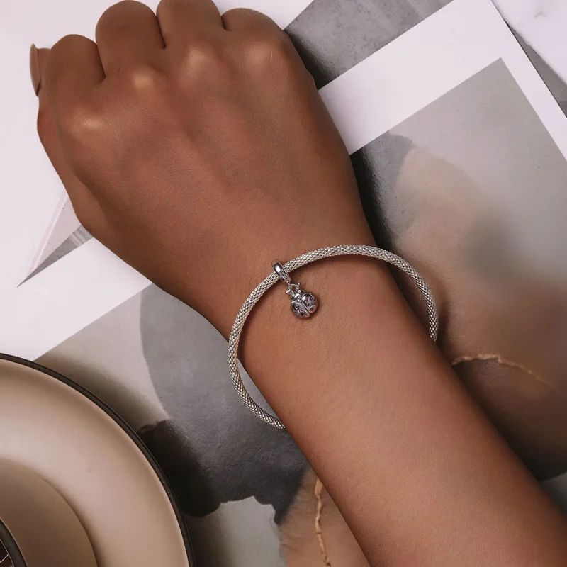 (slika za) Pandora Style Lucky Ladybug Viseča - SCC2613 - Ogled 5