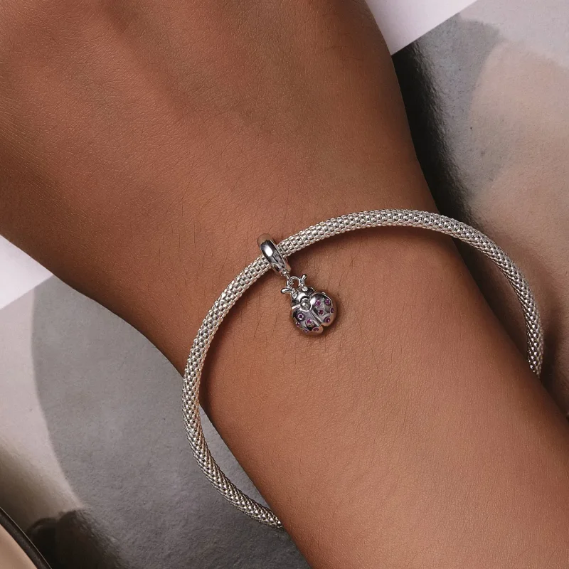 (slika za) Pandora Style Lucky Ladybug Viseča - SCC2613 - Ogled 6