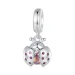 Pandora Style Lucky Ladybug Viseča - SCC2613