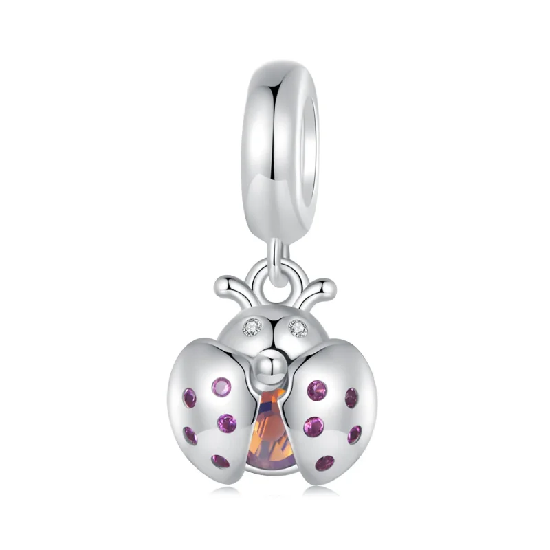(slika za) Pandora Style Lucky Ladybug Viseča - SCC2613 - Slika izdelka