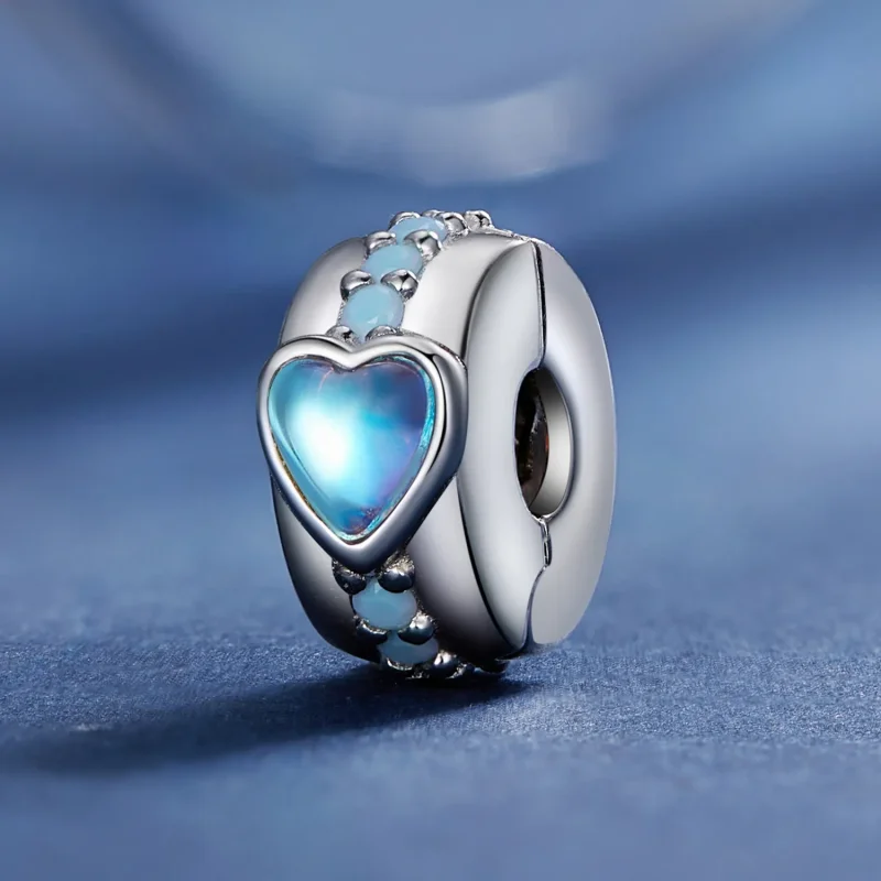 (slika za) Pandora Style Magic Heart Sponka - SCC2537 - Ogled 2