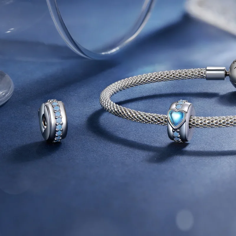 (slika za) Pandora Style Magic Heart Sponka - SCC2537 - Ogled 4