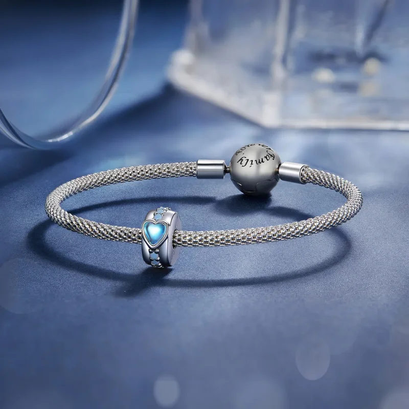 (slika za) Pandora Style Magic Heart Sponka - SCC2537 - Ogled 5