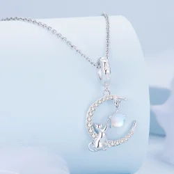 Pandora Style Moon Cat Viseč - BSC810