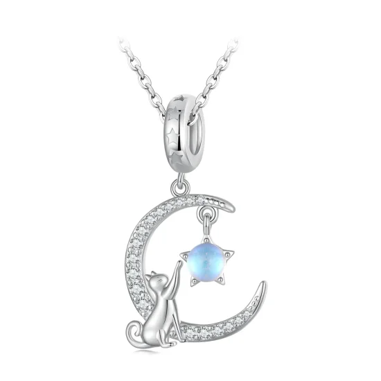 (slika za) Pandora Style Moon Cat Viseč - BSC810