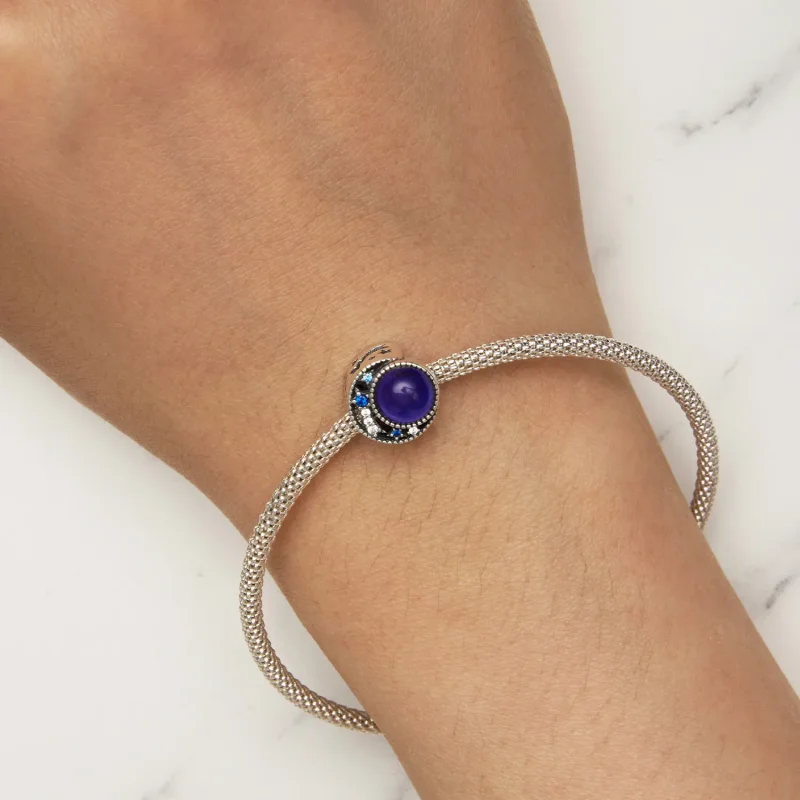 (slika za) Pandora Style Moon Mood Stone Obesek - SCC2558 - Ogled 9