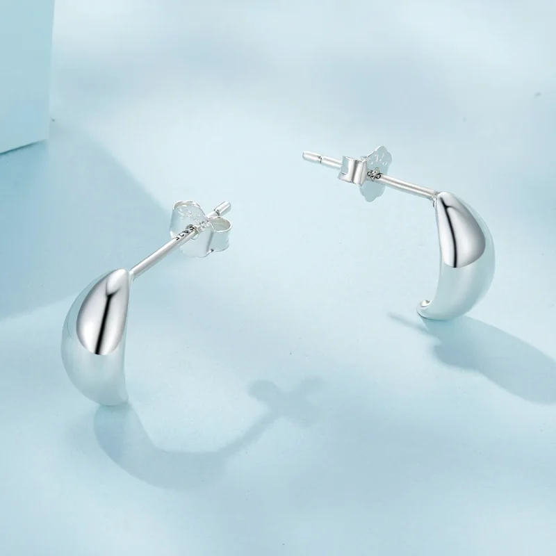 (slika za) Pandora Style Moon Studs Uhani - SCE1632 - Ogled 3