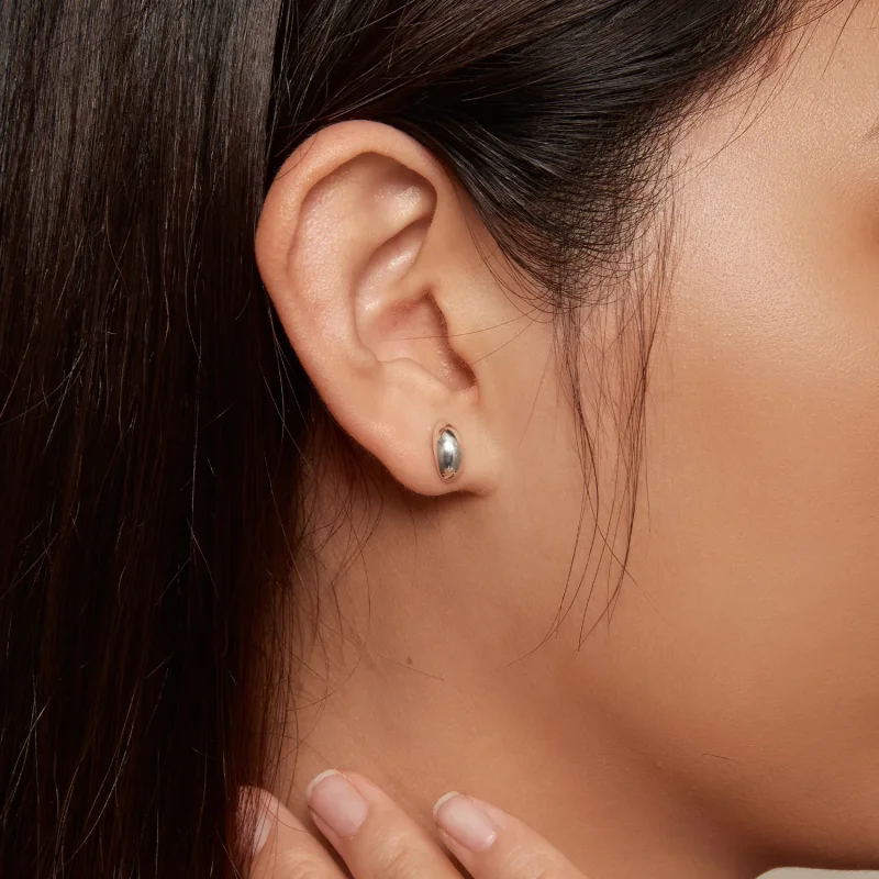 (slika za) Pandora Style Moon Studs Uhani - SCE1632 - Ogled 6