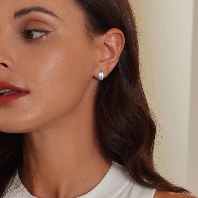 (slika za) Pandora Style Moon Studs Uhani - SCE1632 - Ogled 8