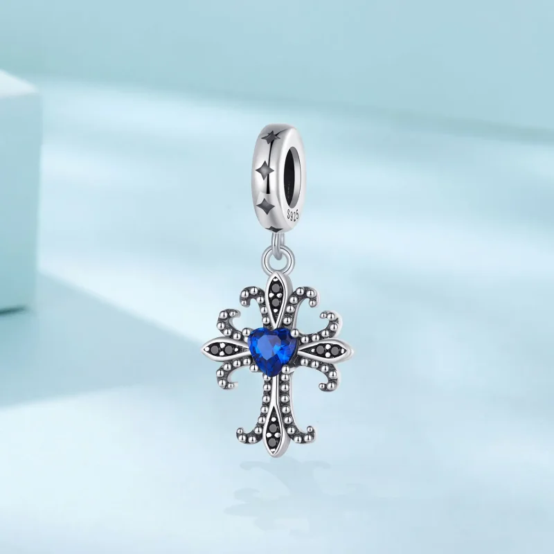 (slika za) Pandora Style Retro Cross Viseči - SCC2643 - Ogled 2