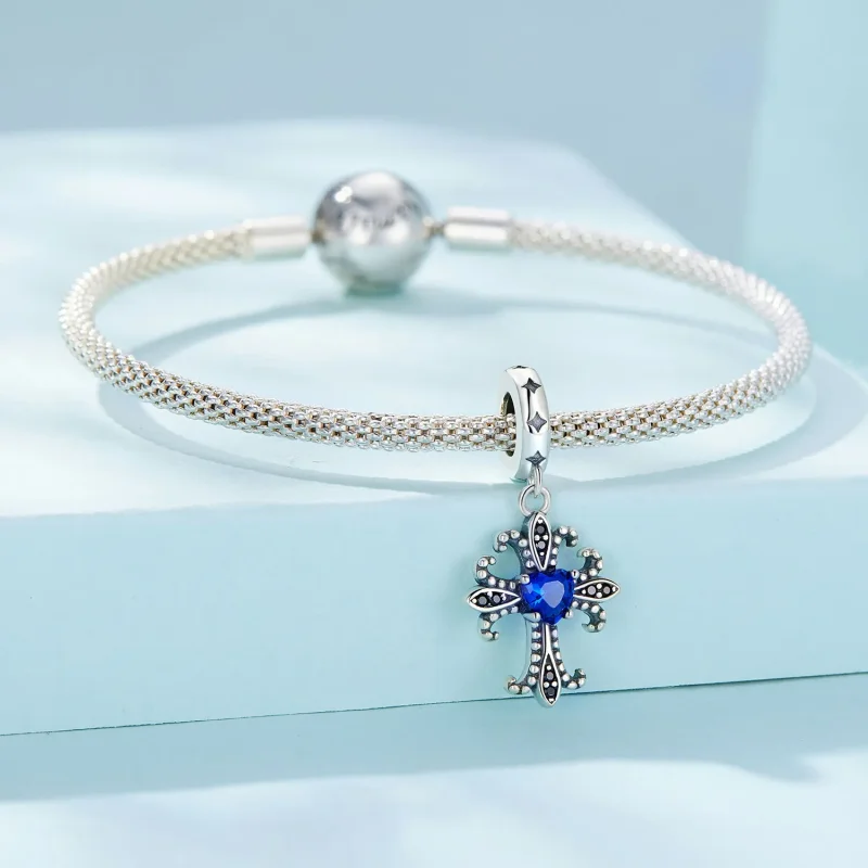 (slika za) Pandora Style Retro Cross Viseči - SCC2643 - Ogled 3